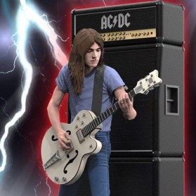 Malcolm Young II AC/DC Rock Iconz Statue by Knucklebonz